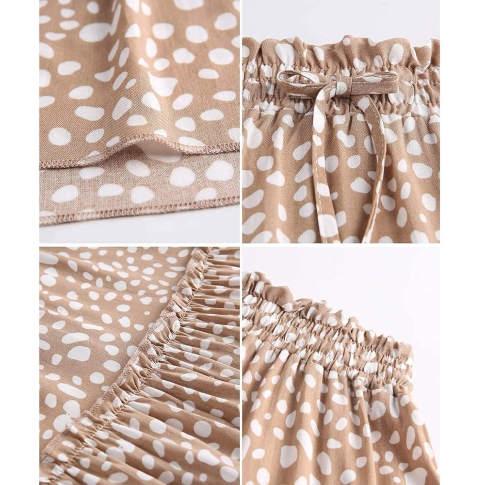 Flowy Drawstring Ruffle Skirt - Picture 2 of 9